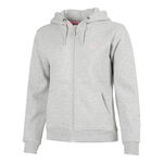 BIDI BADU Clothing BIDI BADU Hey Laguna Logo Zip Hoody Women-lightgrey