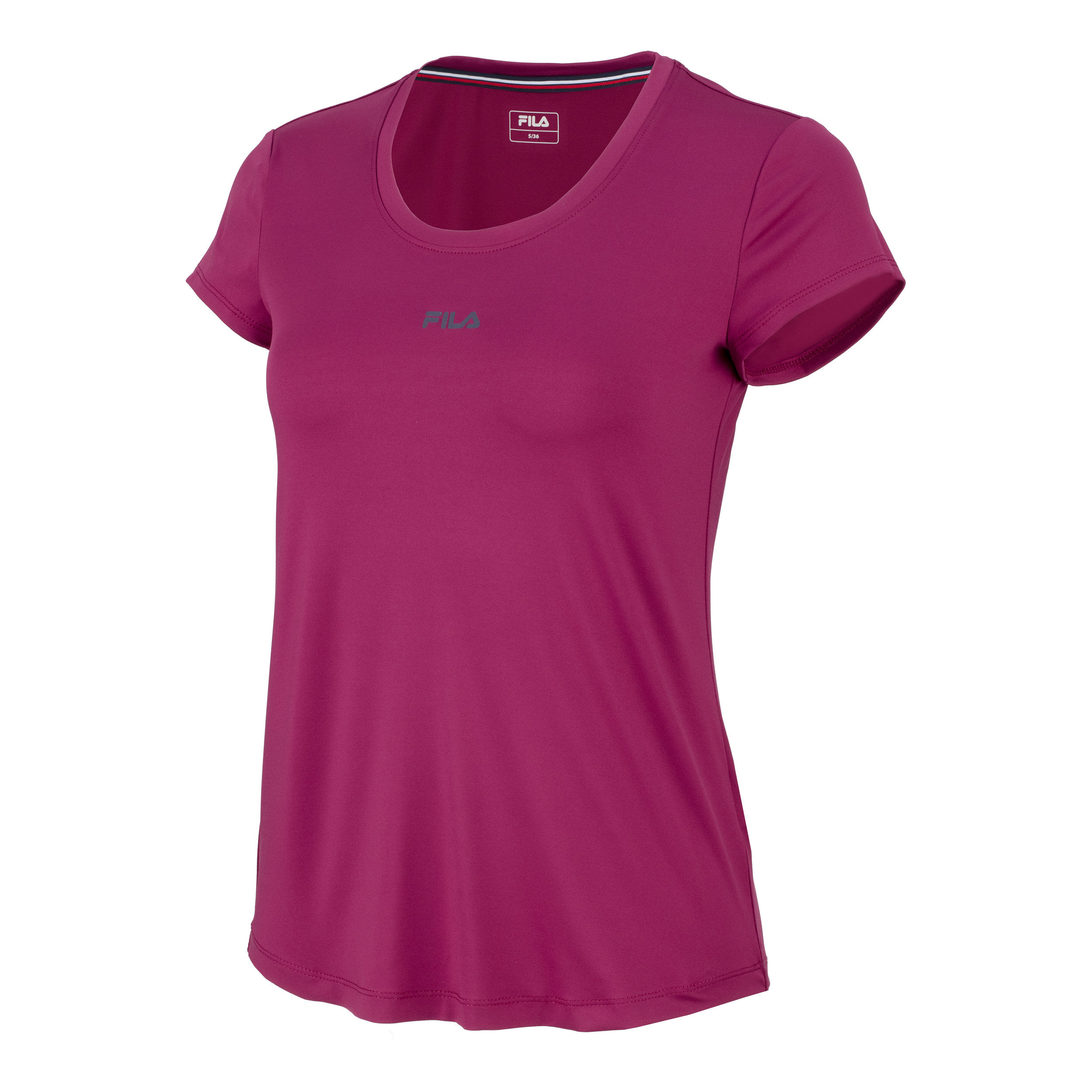 Buy Fila Clara T Shirt Women Berry Grey online Tennis Point COM