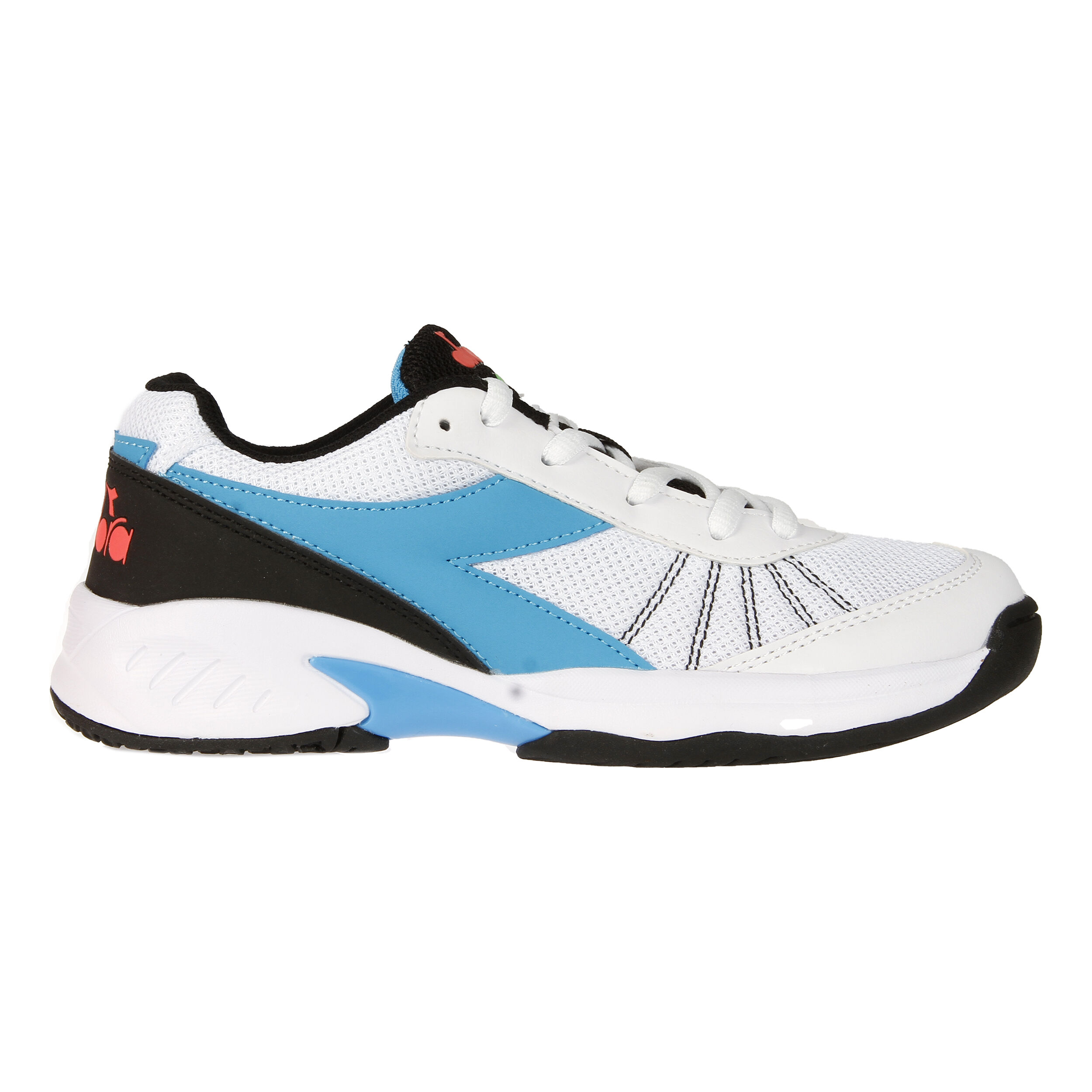 Speed Challenge 3 All Court Shoe Kids White Light Blue