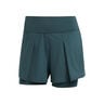 Match Shorts Women-Petrol