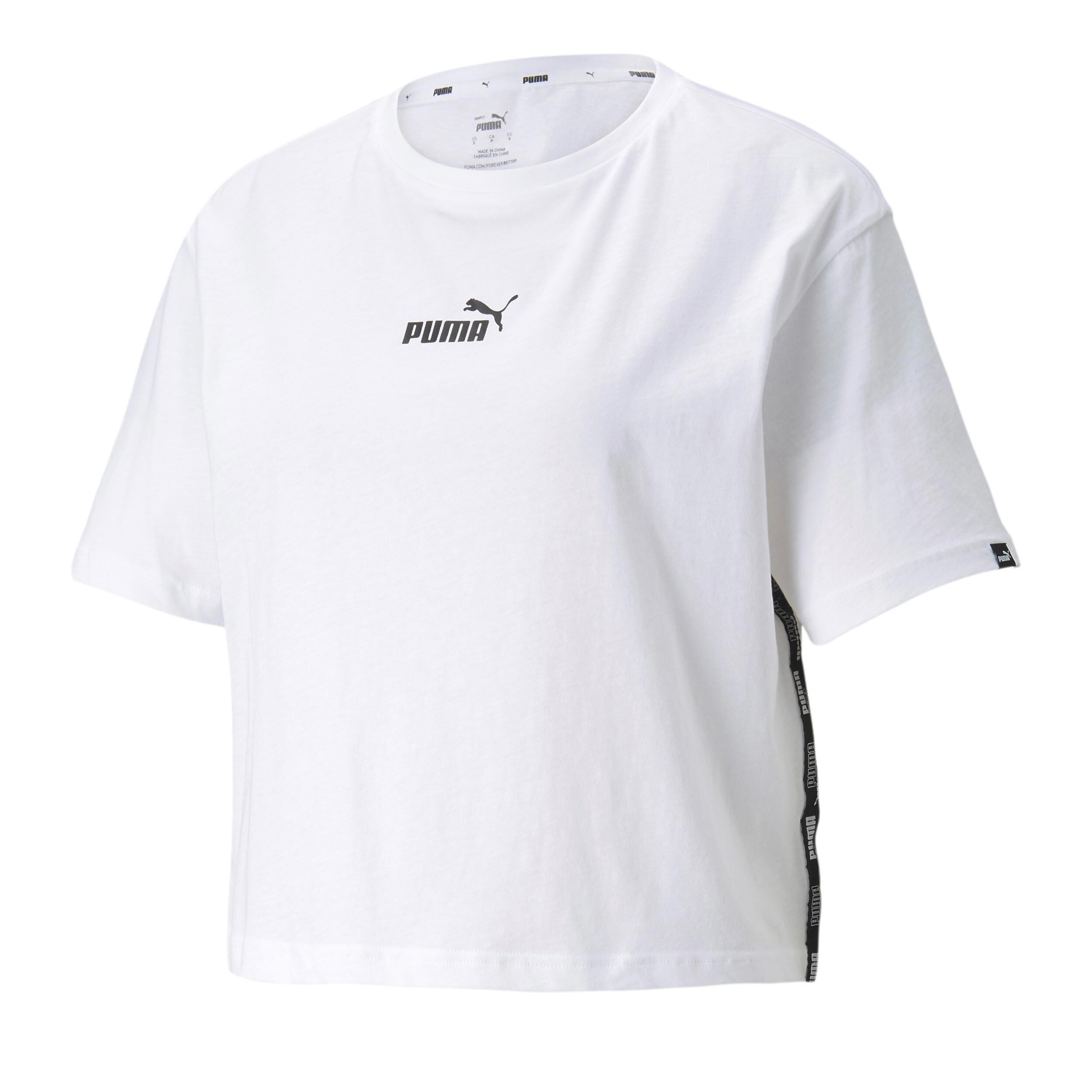 puma cropped tee