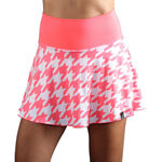Endless Clothing Endless Lux II Skirt Women-Coral,White