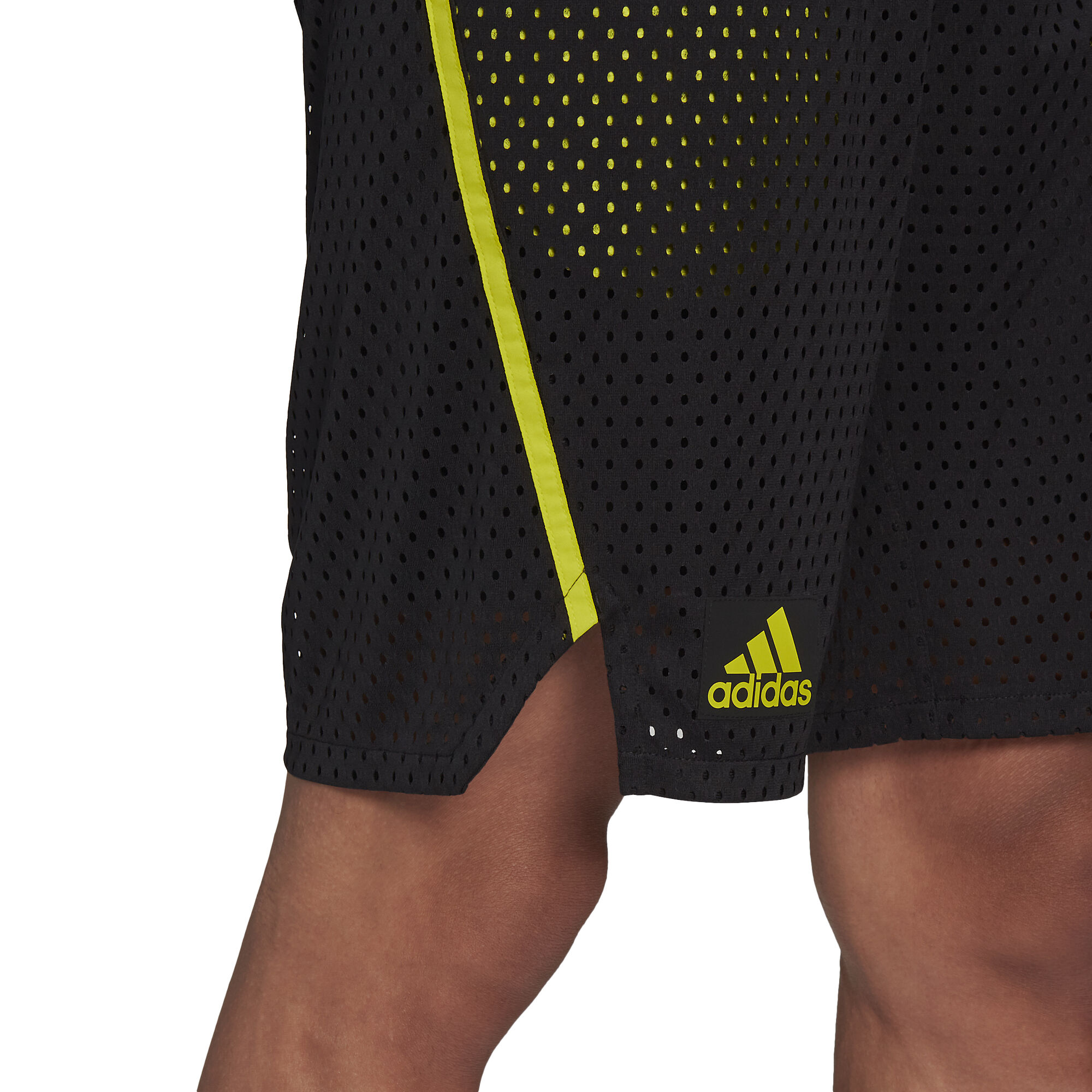 Buy adidas Primeblue Heather 2in1 Shorts Men Black Yellow online