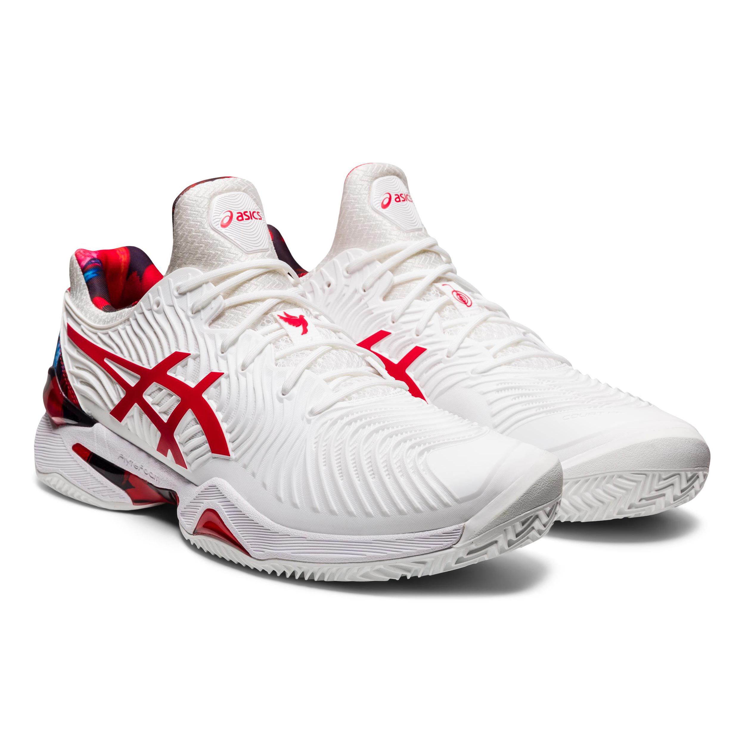Buy ASICS Court FF Novak Clay Court Shoe Men White Red online