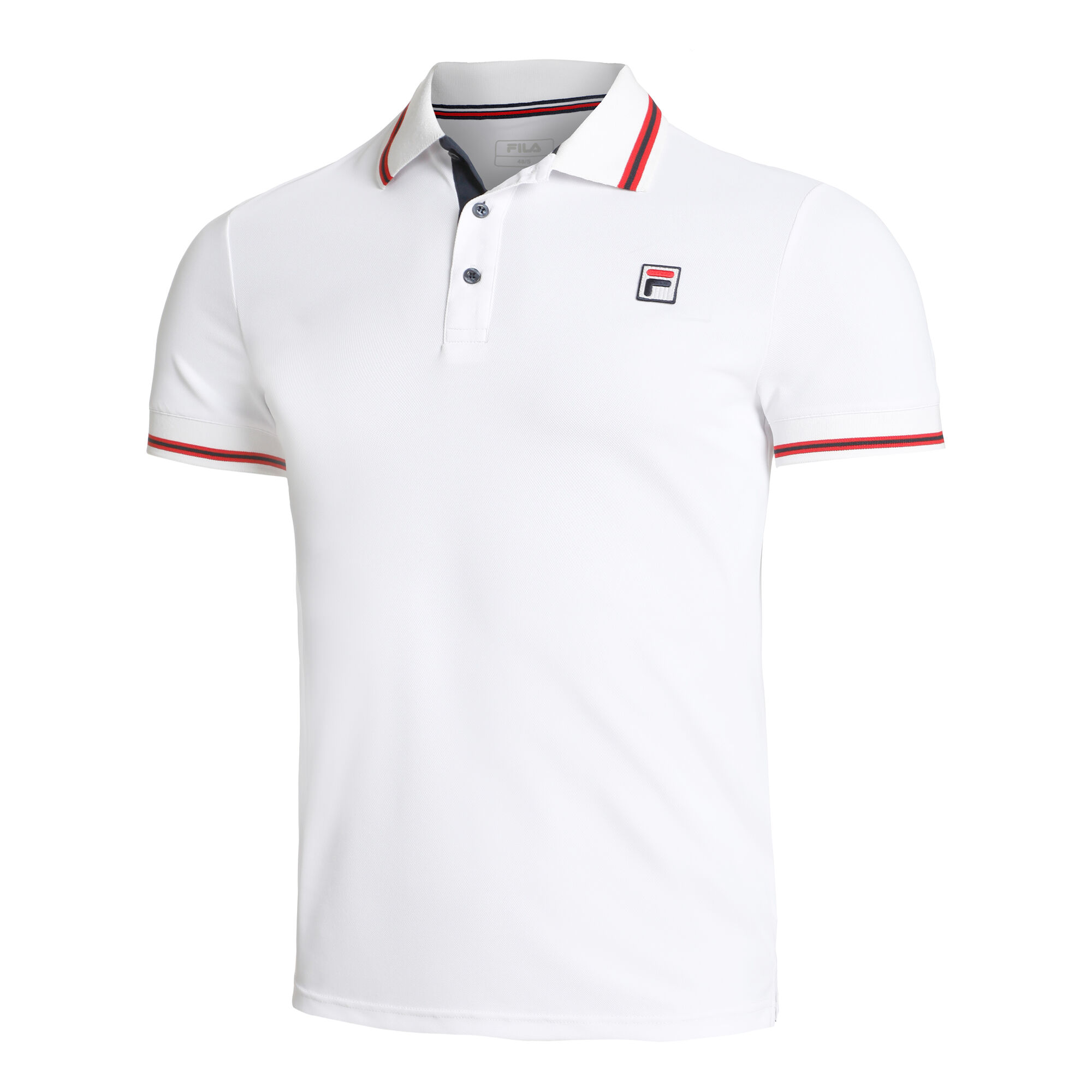 buy Core Piro Polo Men - White, Red online | Tennis-Point