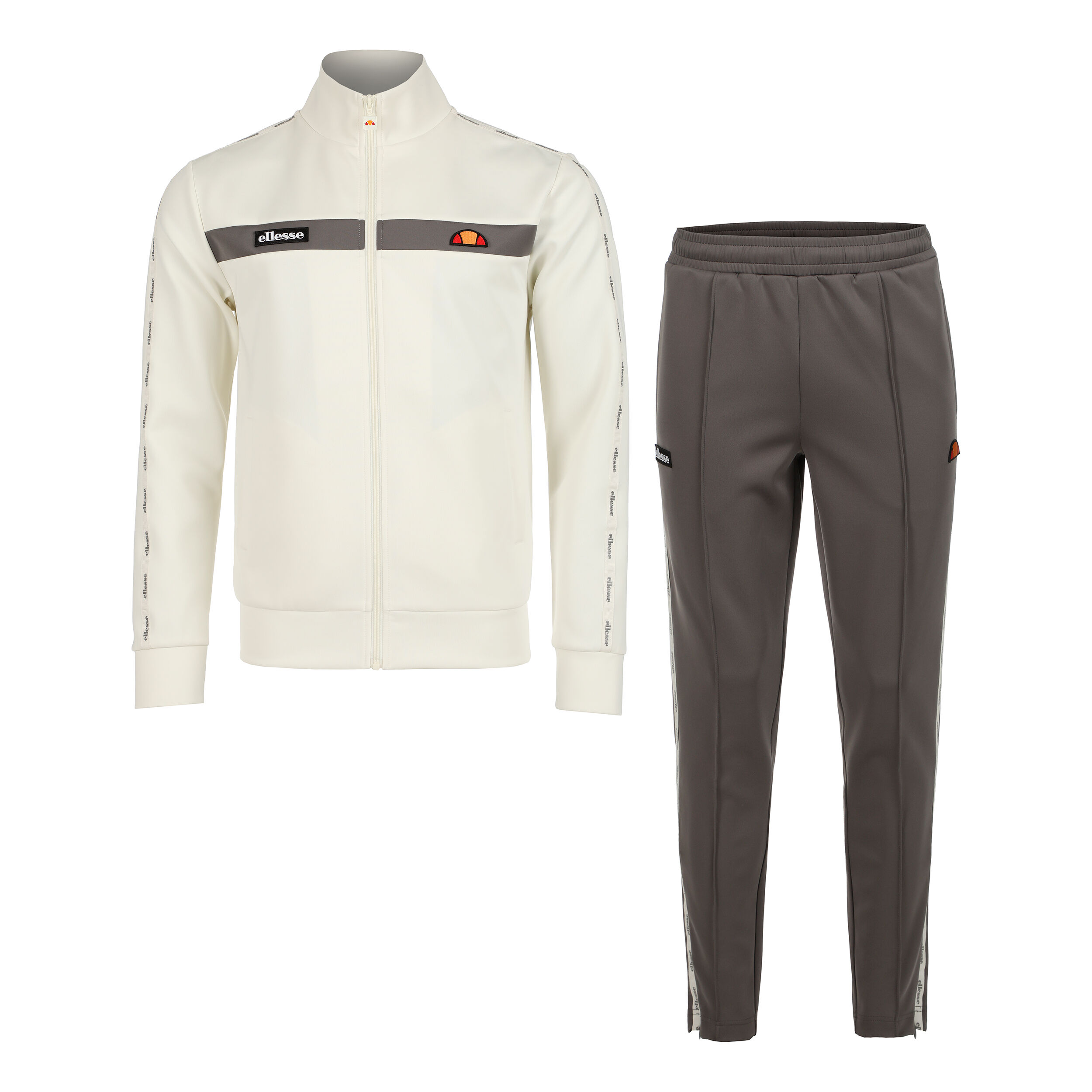 Bidollo Tracksuit Men Cream Grey