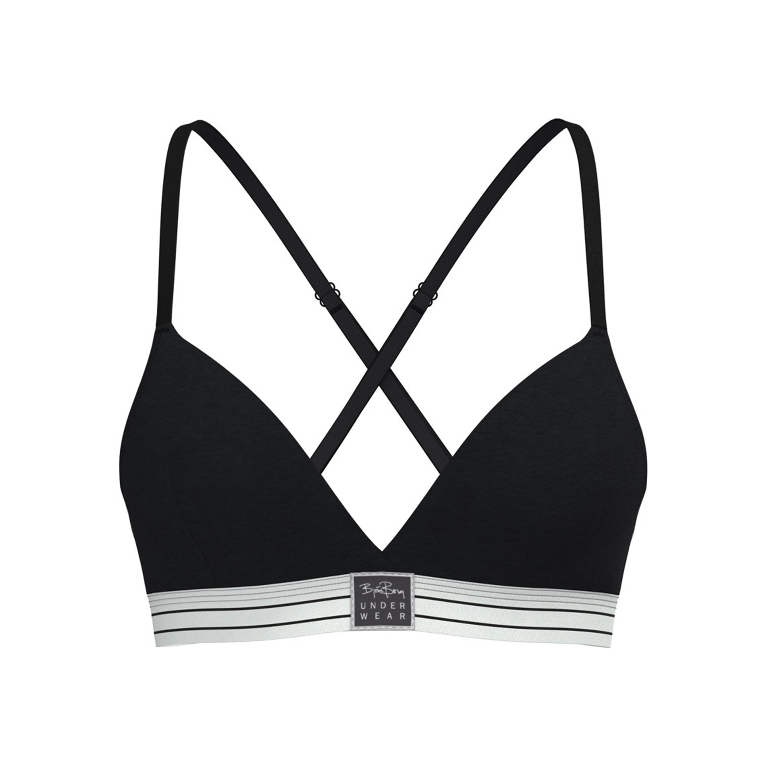 Björn Borg Core Original Triangle Sports Bras Women Black | Tennis