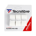 Tecnifibre Overgrips Tecnifibre Player Pro Feel 3 Pack-White