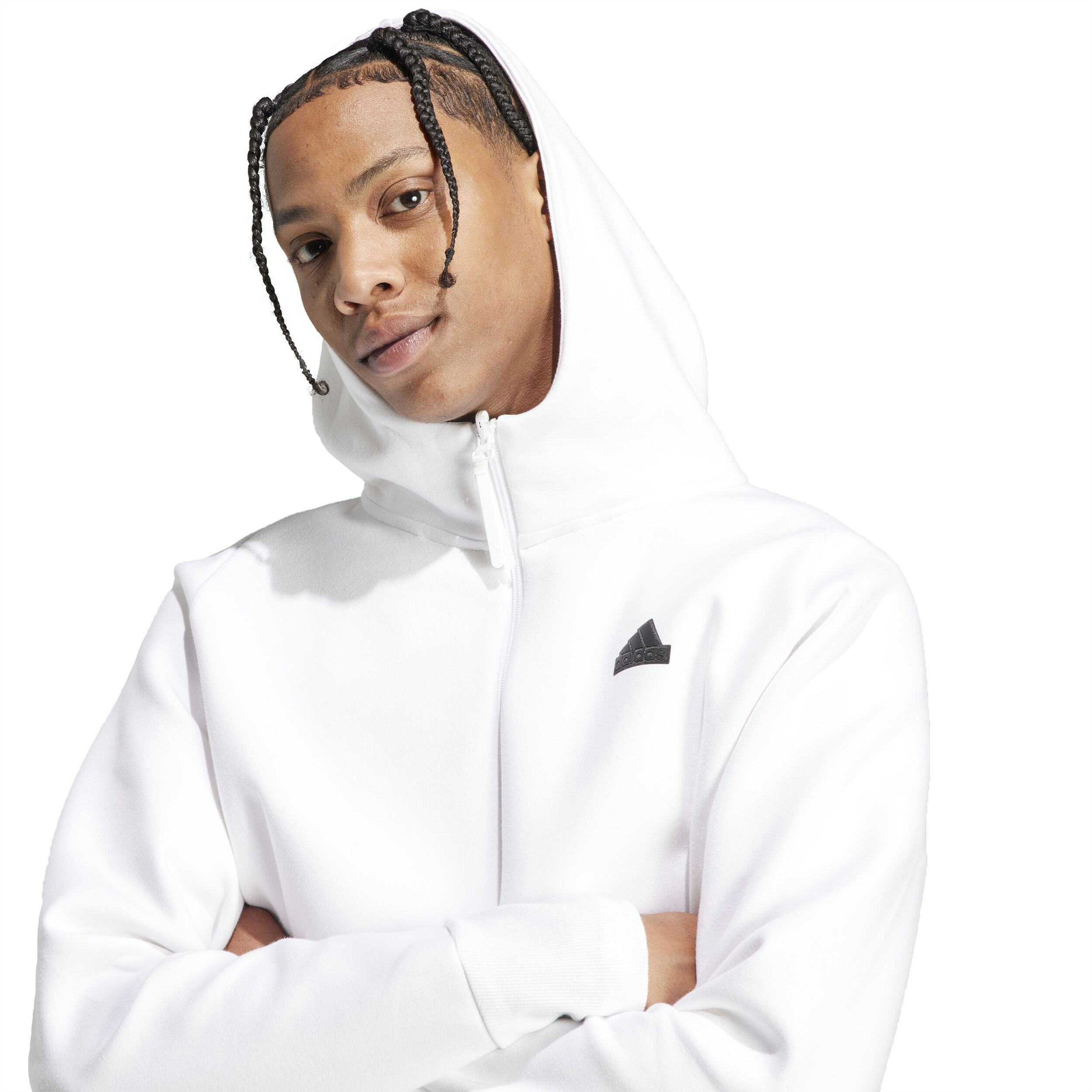 Buy adidas Z.N.E. Zip Hoodie Men White online Tennis Point COM