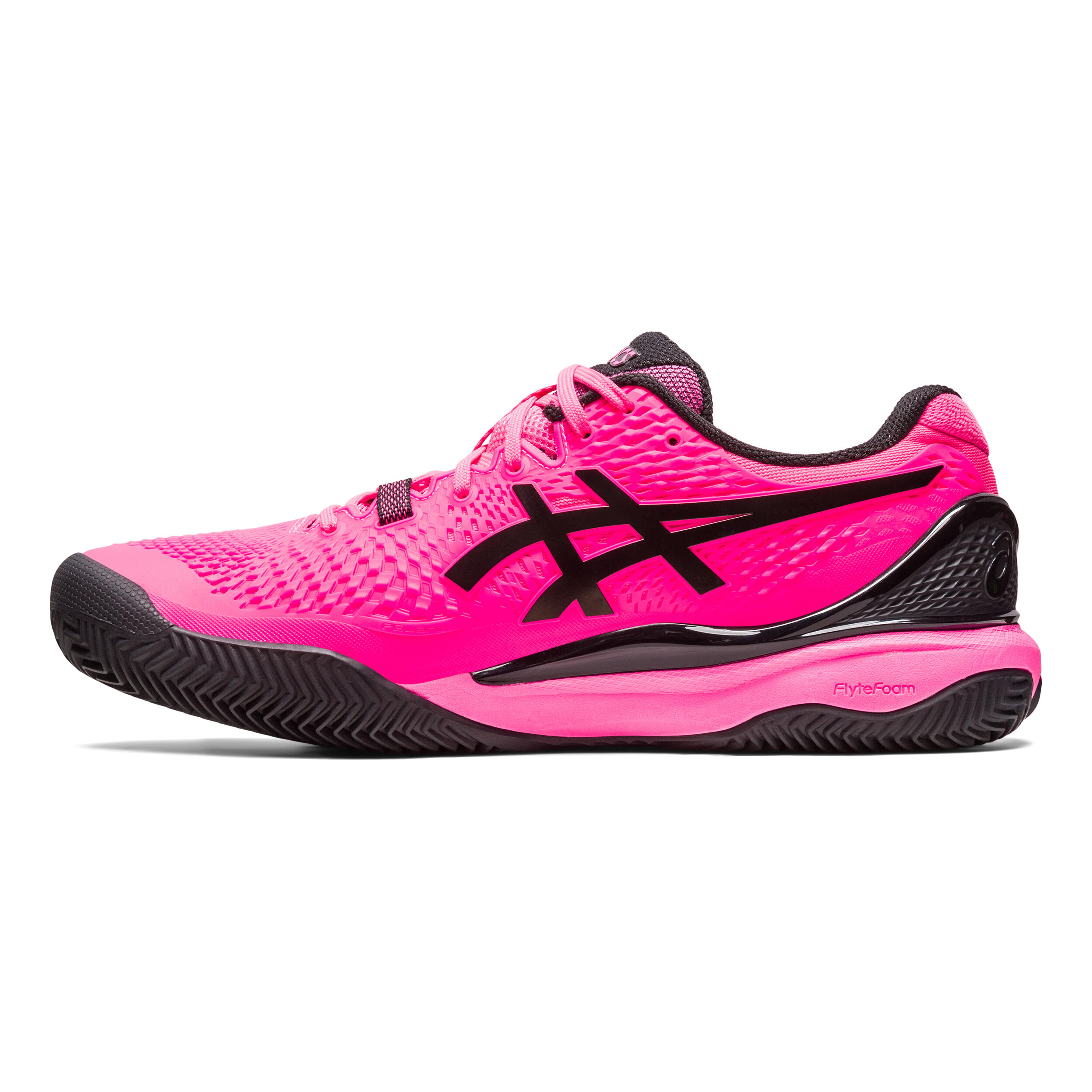 ASICS Gel-Resolution 9 CLAY Clay Court Shoe Men Pink, Black