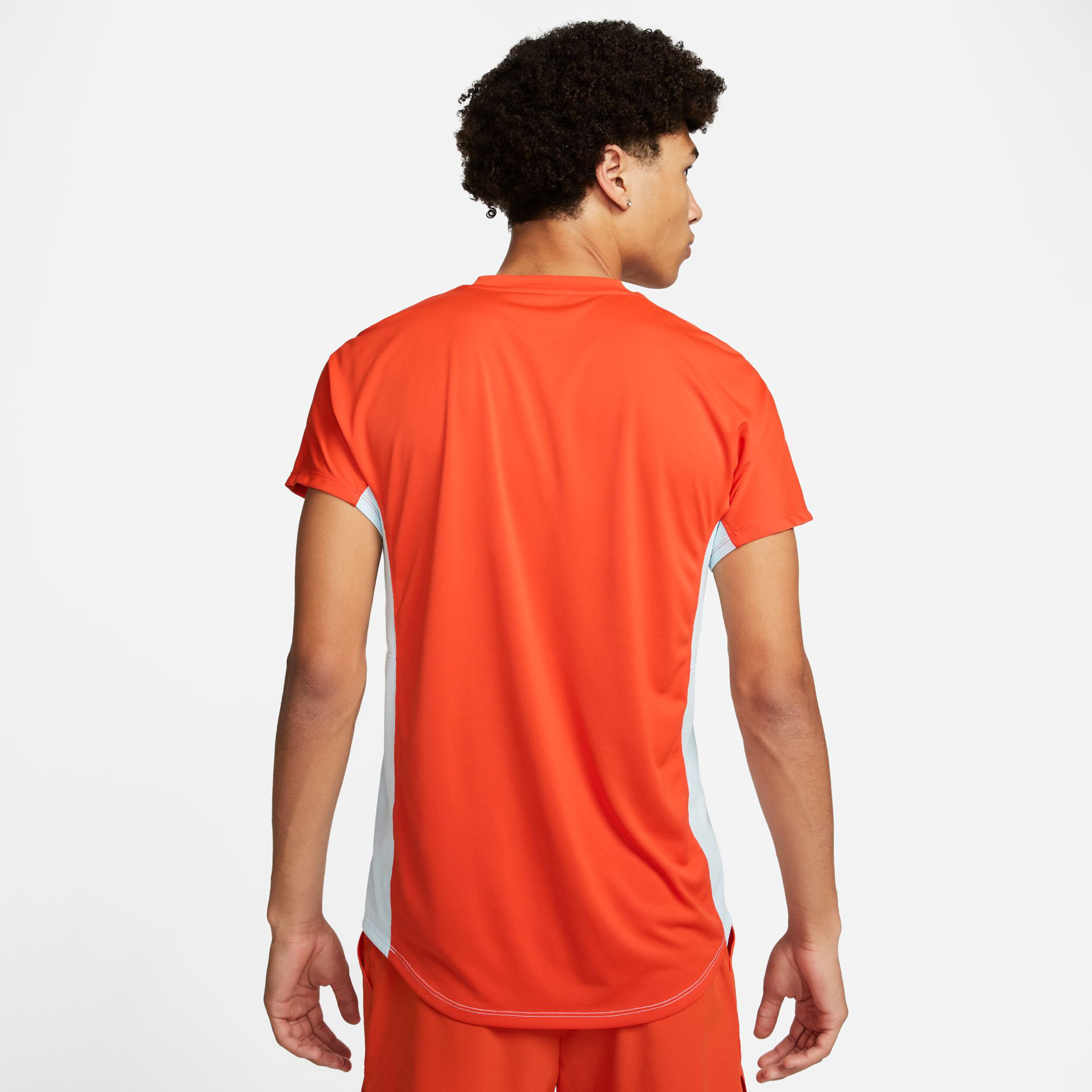 White blue orange nike top shirt