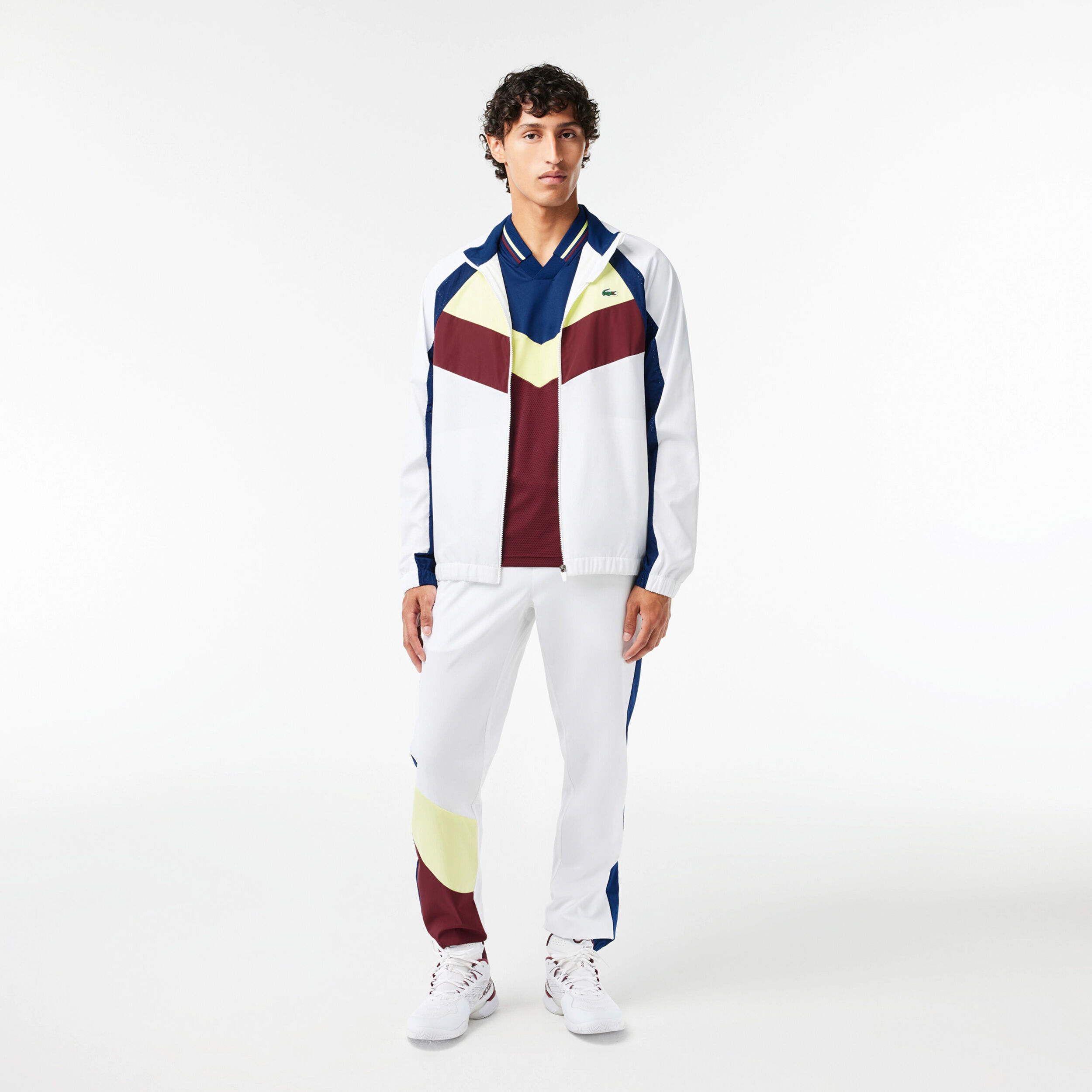 Buy Lacoste Daniil Medvedev Polo Men Multicoloured online Tennis
