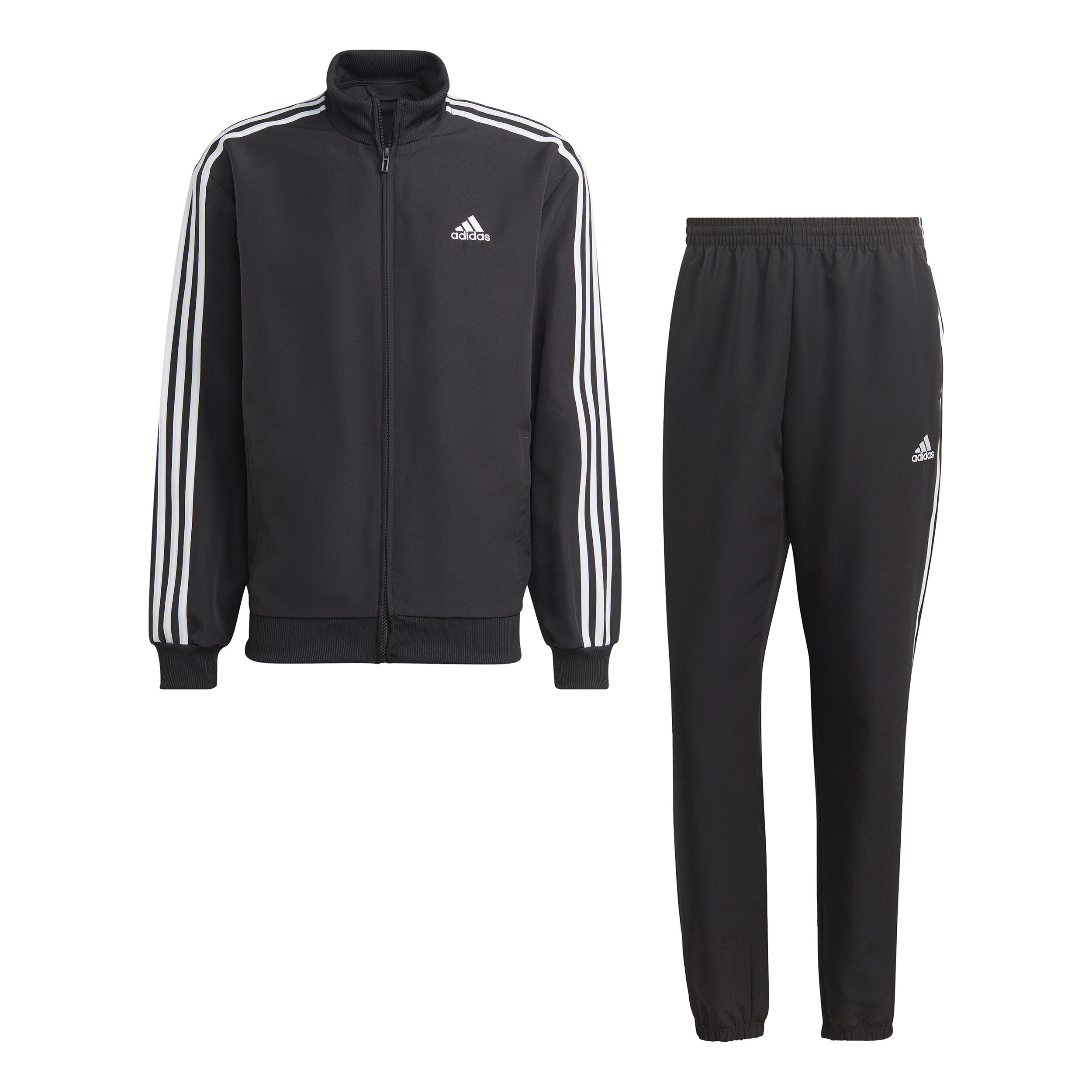 Buy adidas 3 Stripes Woven Tracksuit Men Black White online Tennis Point COM