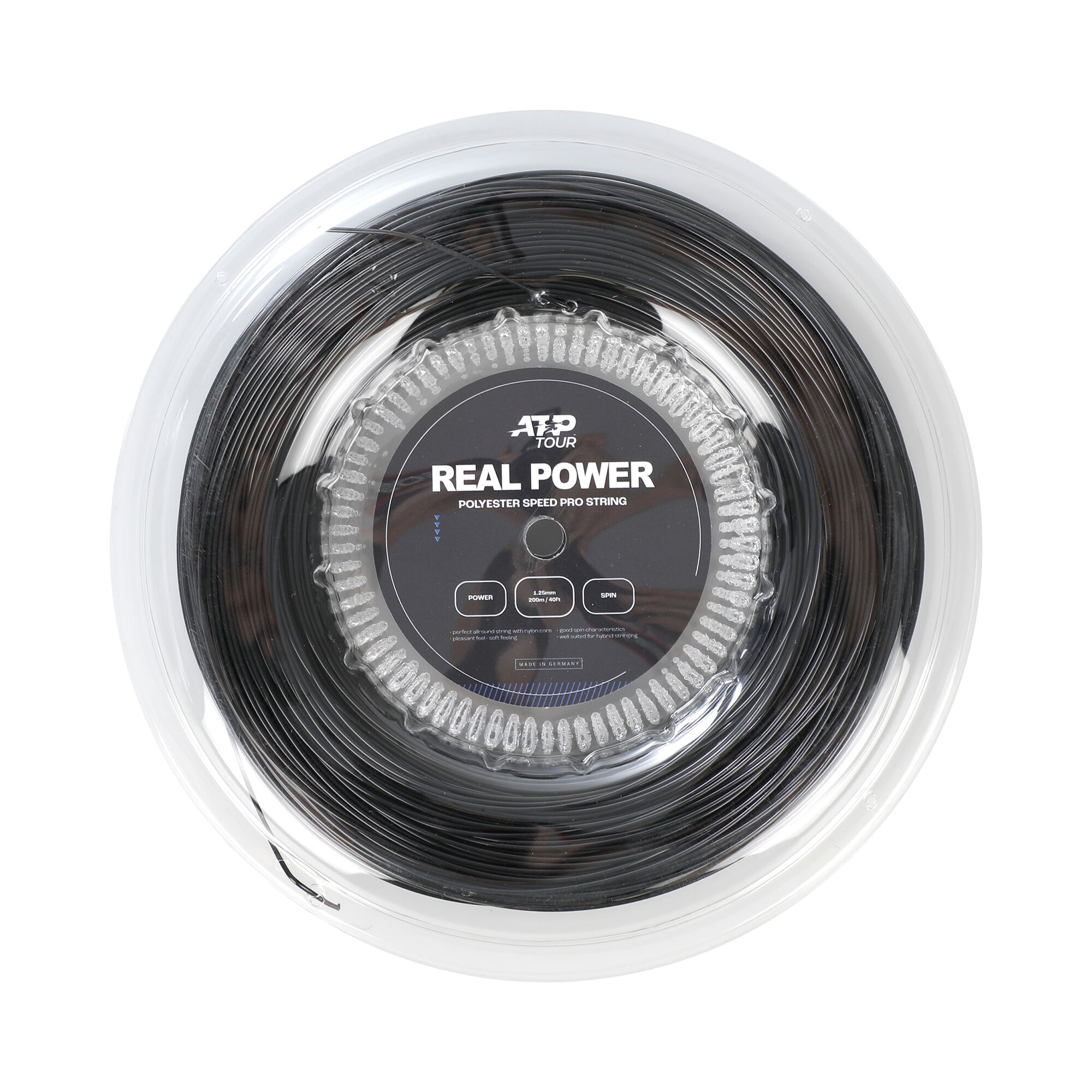 Real Power String Reel 200m - Black
