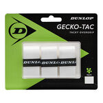 Dunlop Overgrips Dunlop Gecko-Tac 3 Pack-White