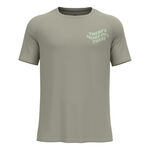 Odlo Clothing Odlo Essential Print Running Shirt Men-Khaki