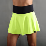 Endless Padelbekleidung Endless Lux Ii Skirt Women-Neon Yellow,Dark Blue