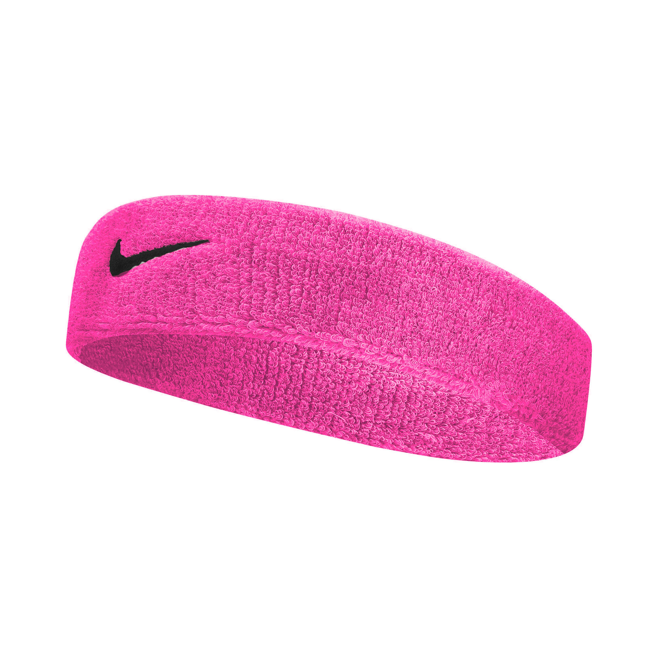 Swoosh Headband Neon Pink Black