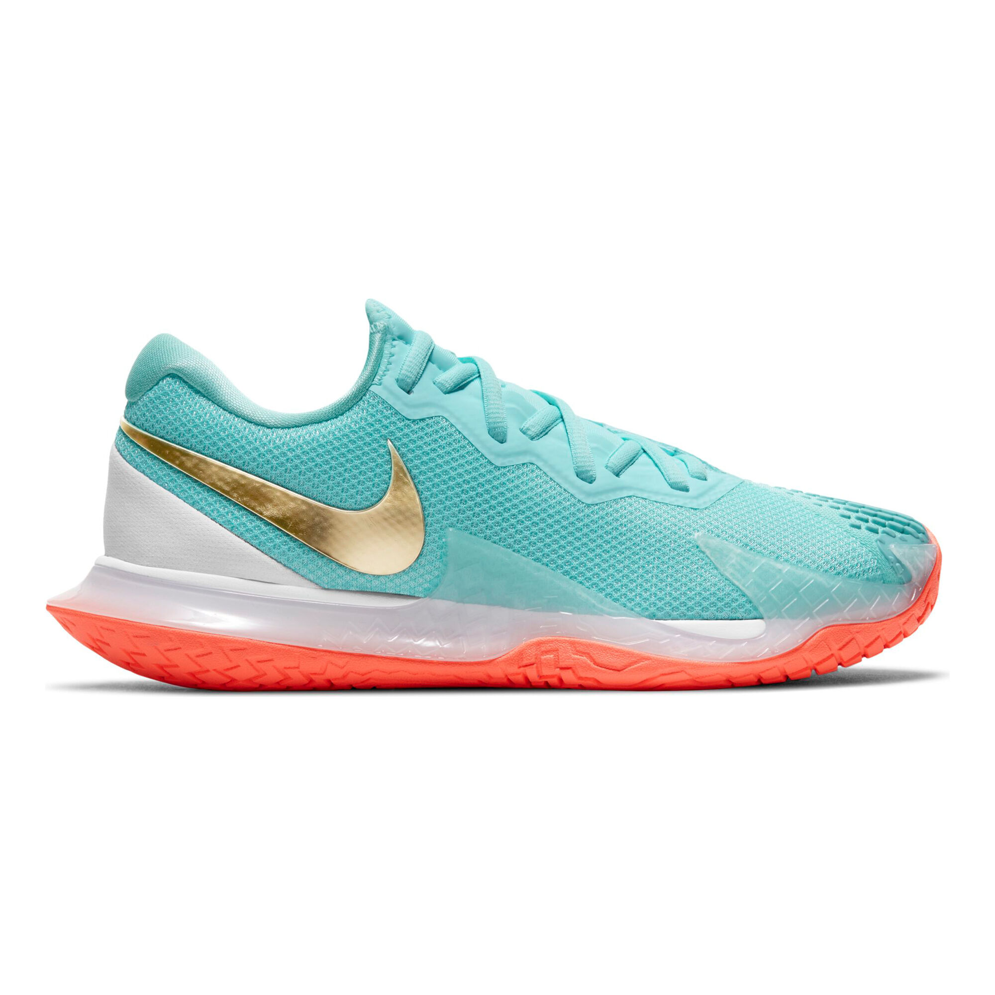 Buy Nike Air Zoom Vapor Cage 4 All Court Shoe Women Turquoise, Gold ...