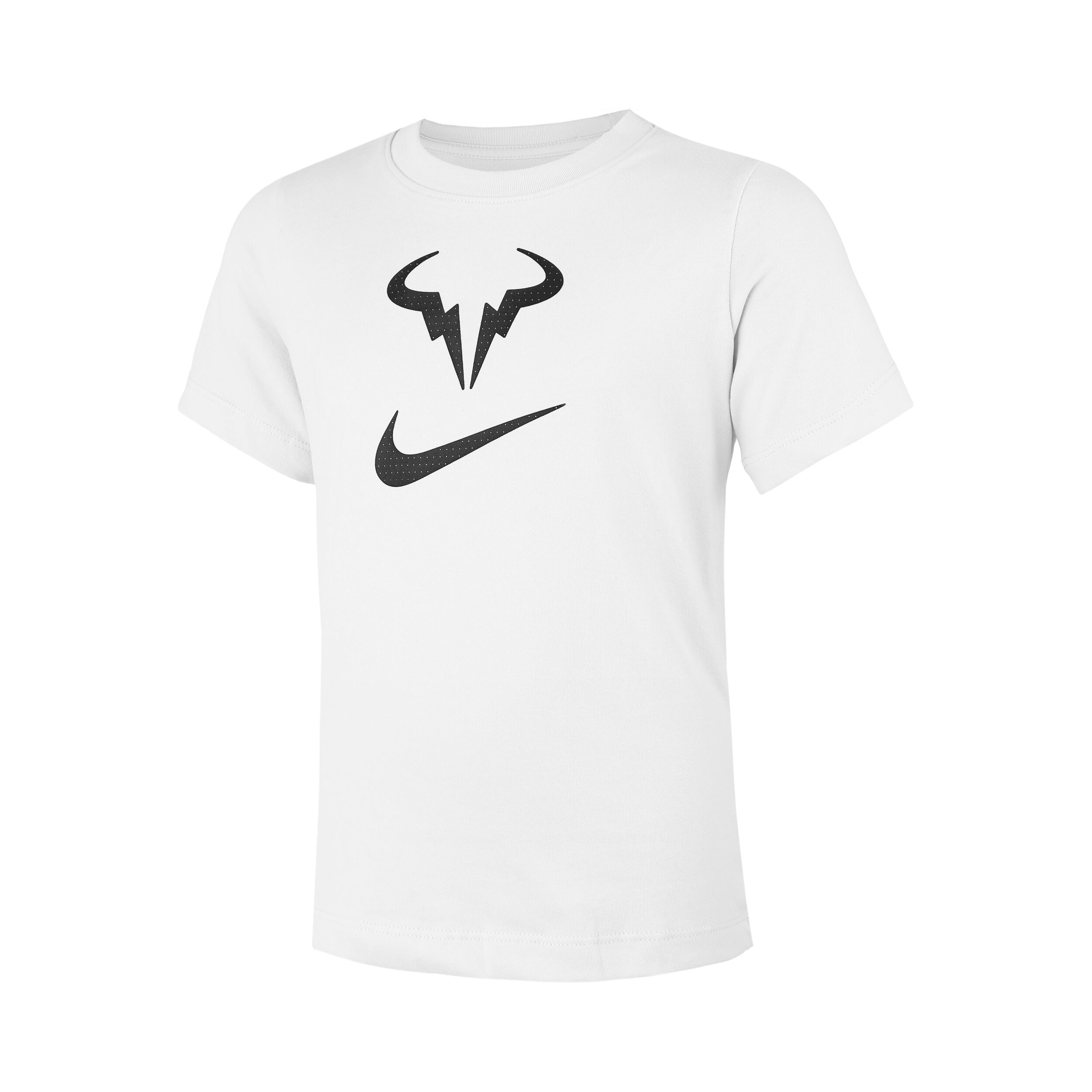 Buy Nike Rafael Nadal Dri Fit Rafa T Shirt Boys White Black online Tennis Point COM