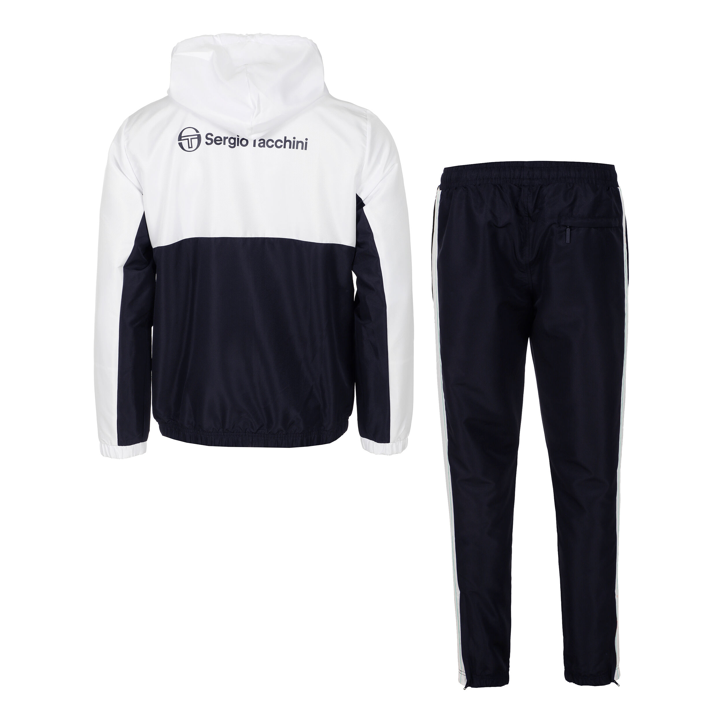 Zelma Tracksuit Men - Dark Blue, Cream
