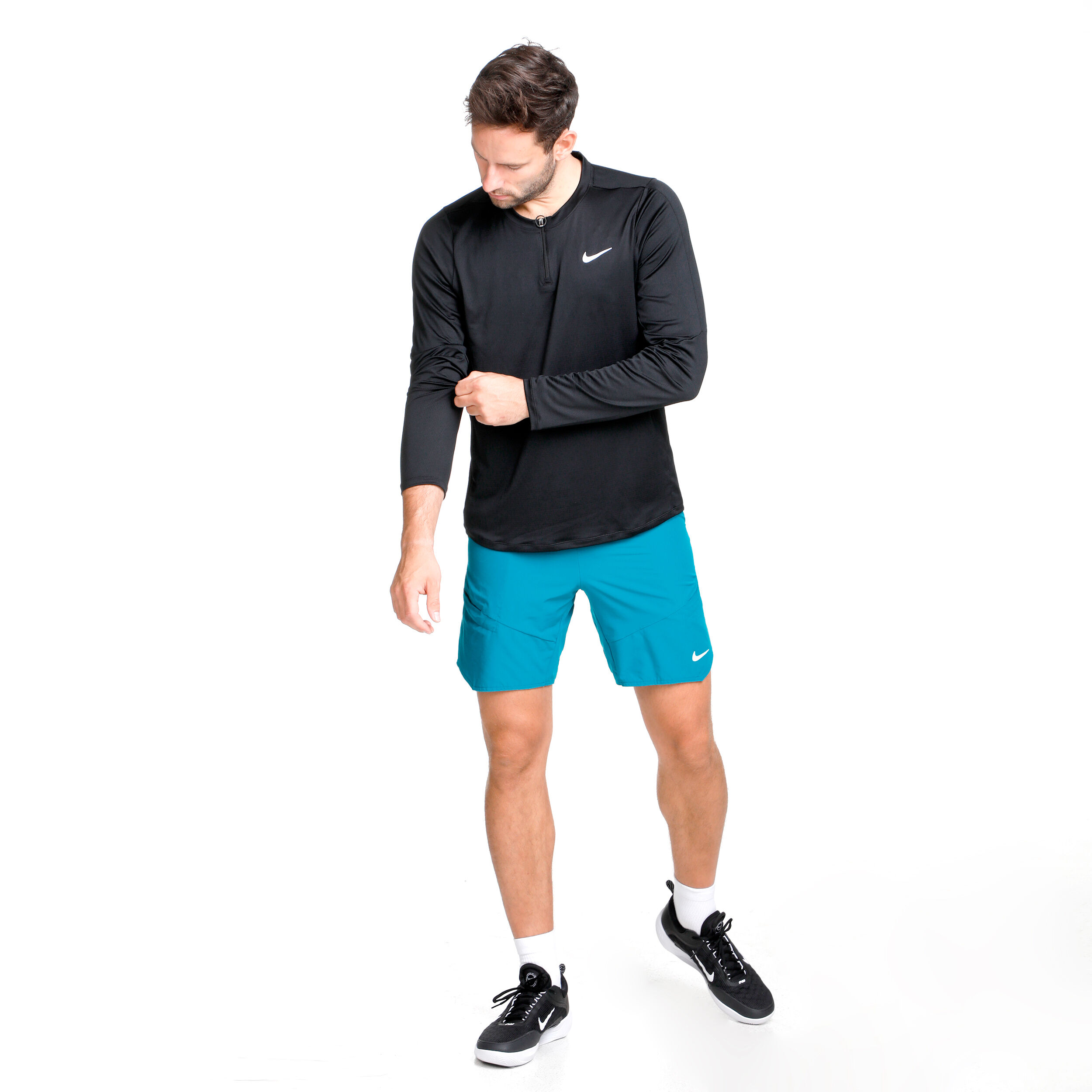 Nike grey half clearance zip