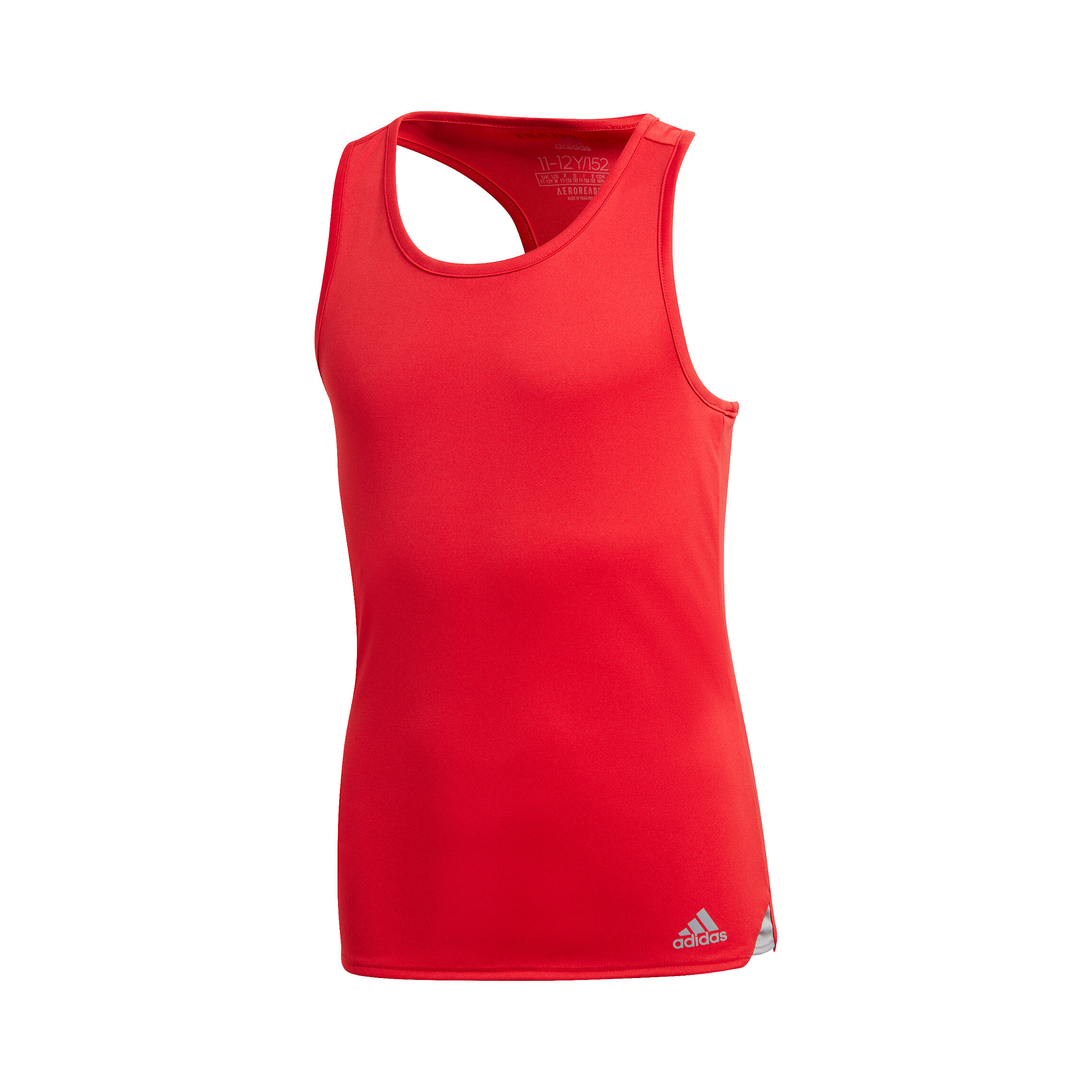 Club Tank Top Girls Red Silver