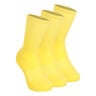 Tennis Socks 3 Pack-Yellow