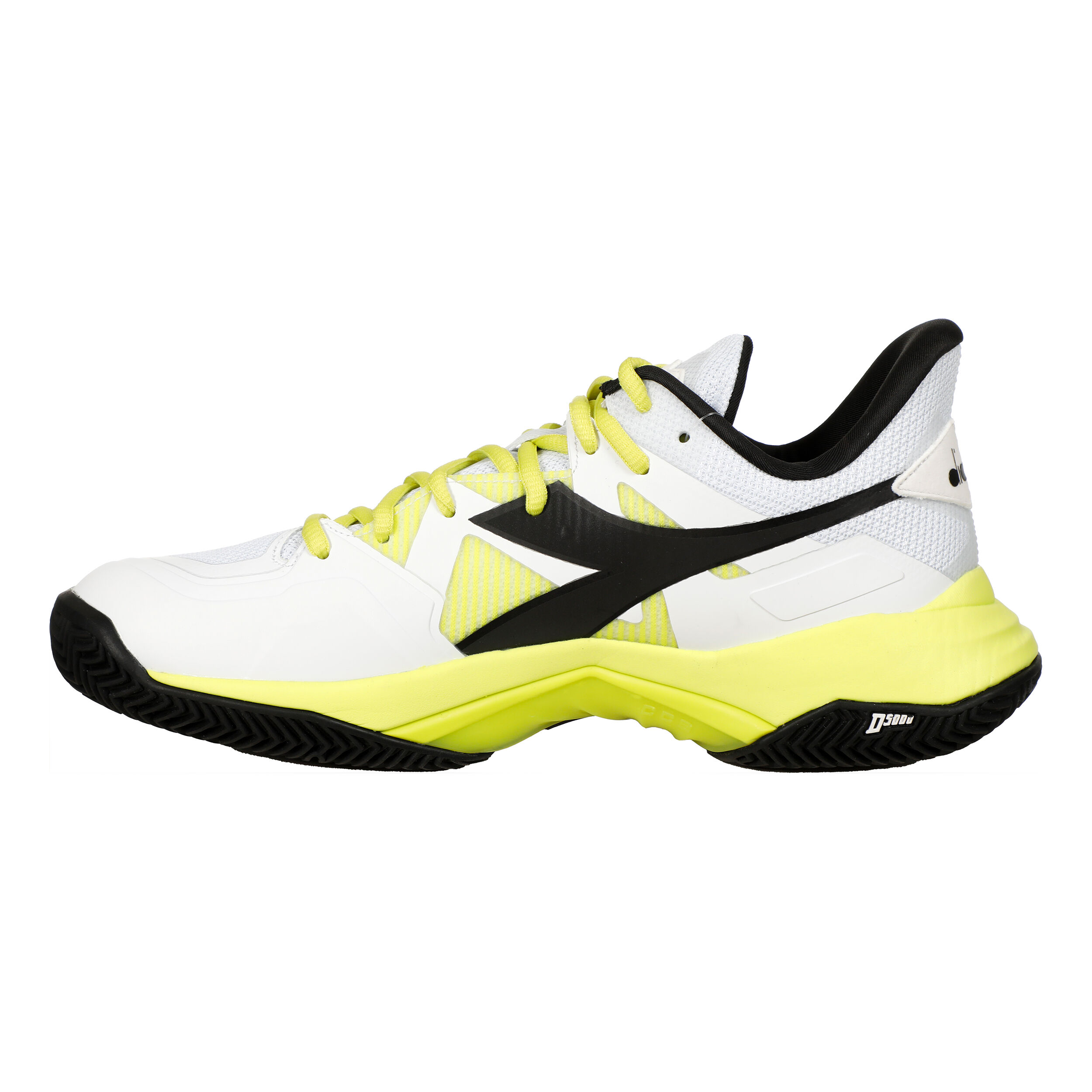 White and yellow tennis shoes online