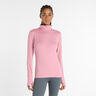 Essentials Space Dye Quarter Zip Long sleeve Women-pink