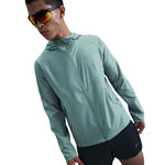 Nike Clothing Nike Miler Running jacket Men - turquoise, silver