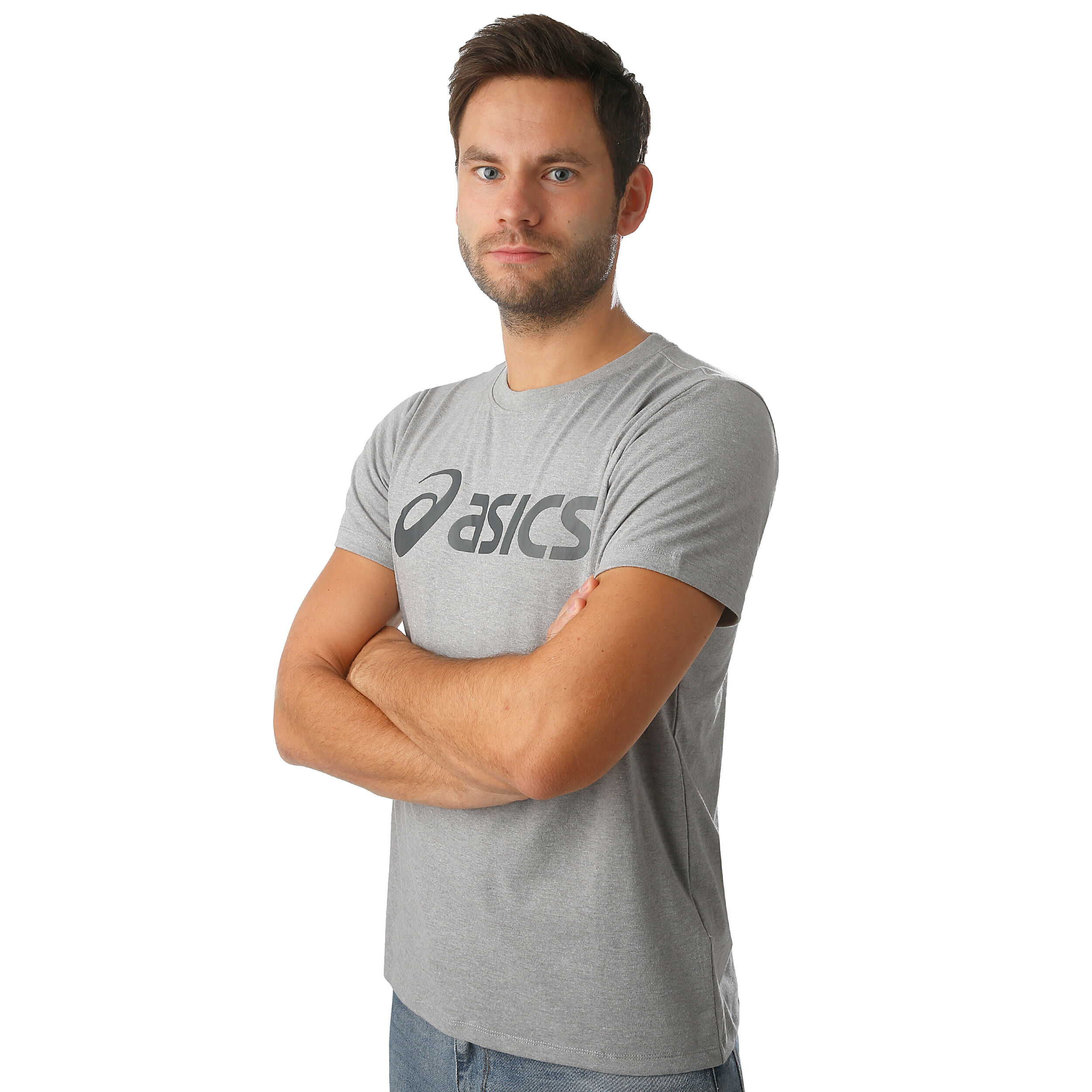Asics big logo sale tee
