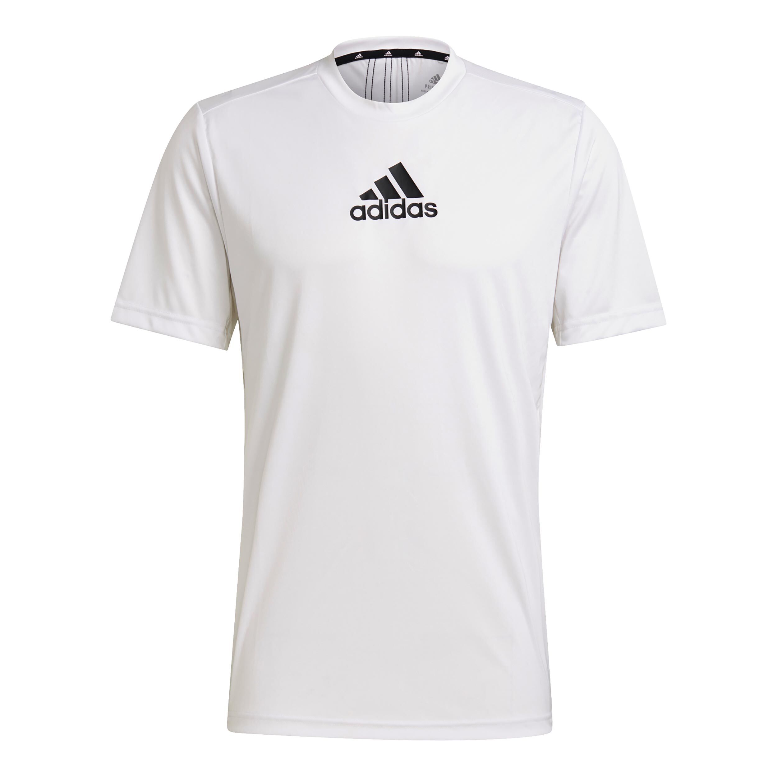 Buy adidas 3-Stripes Back T-Shirt Men White online | Tennis