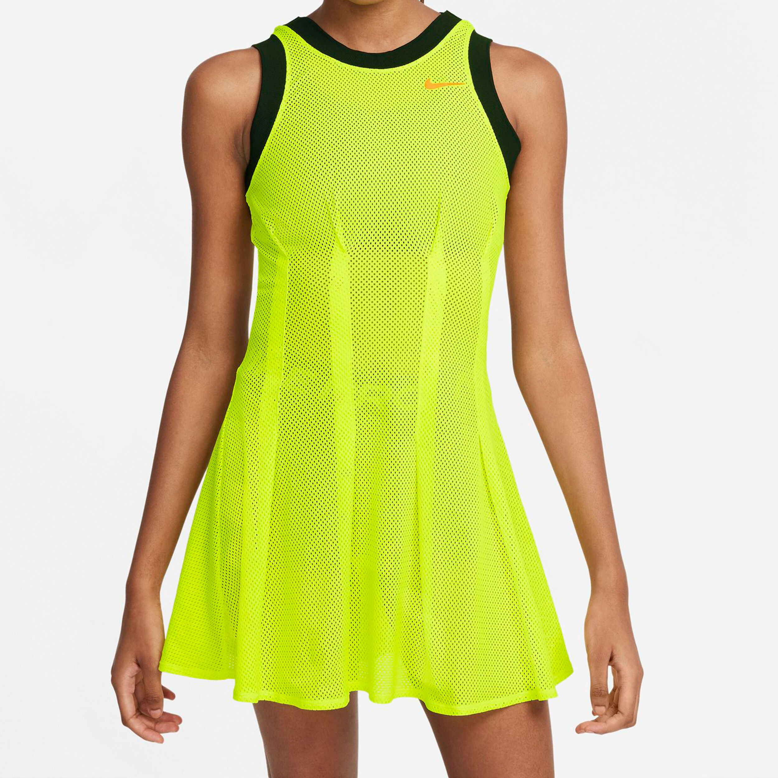 Yellow and shop black nike dress
