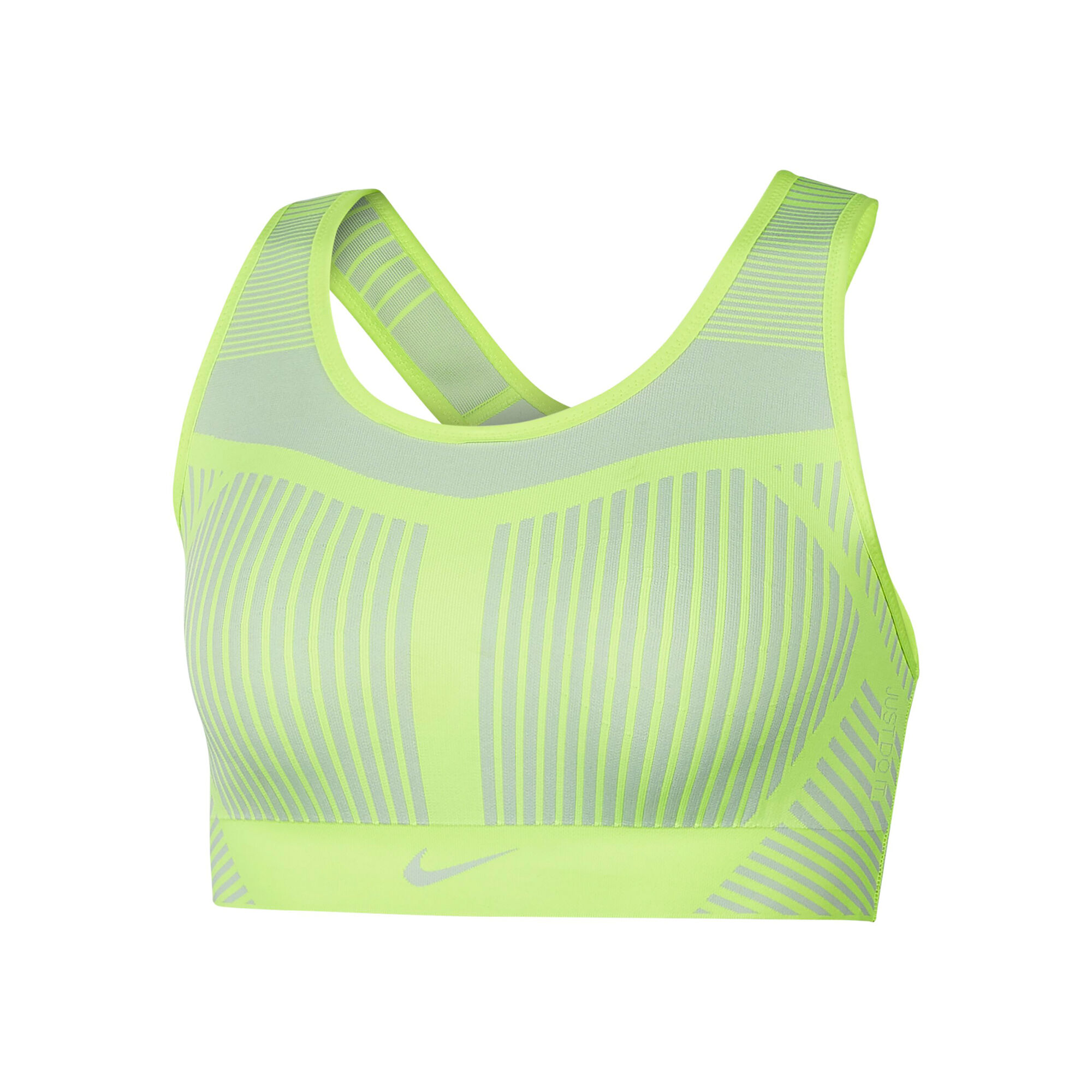 Buy Nike Flyknit Sports Bras Women Neon Yellow, Grey online