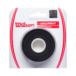 Wilson Overgrips Wilson  Absorbx 3 Pack - black