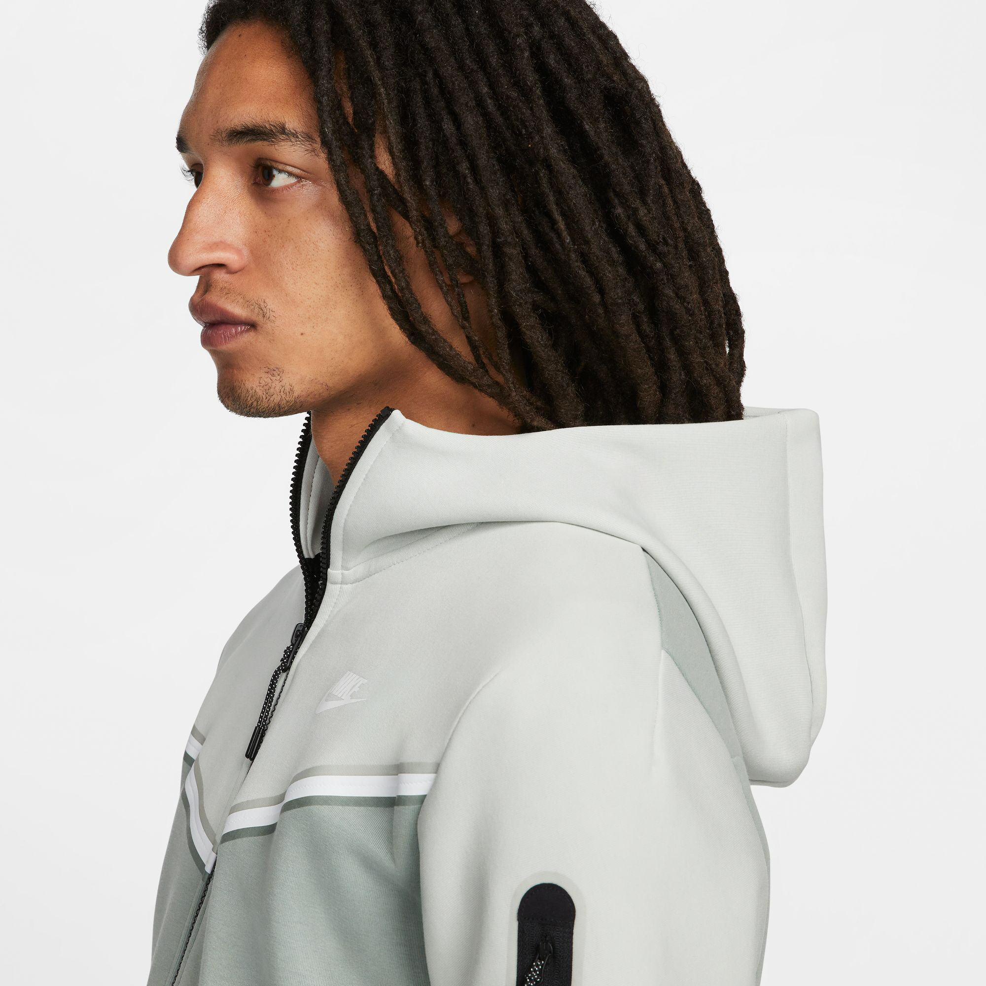 Grey tech fleece new arrivals hoodie