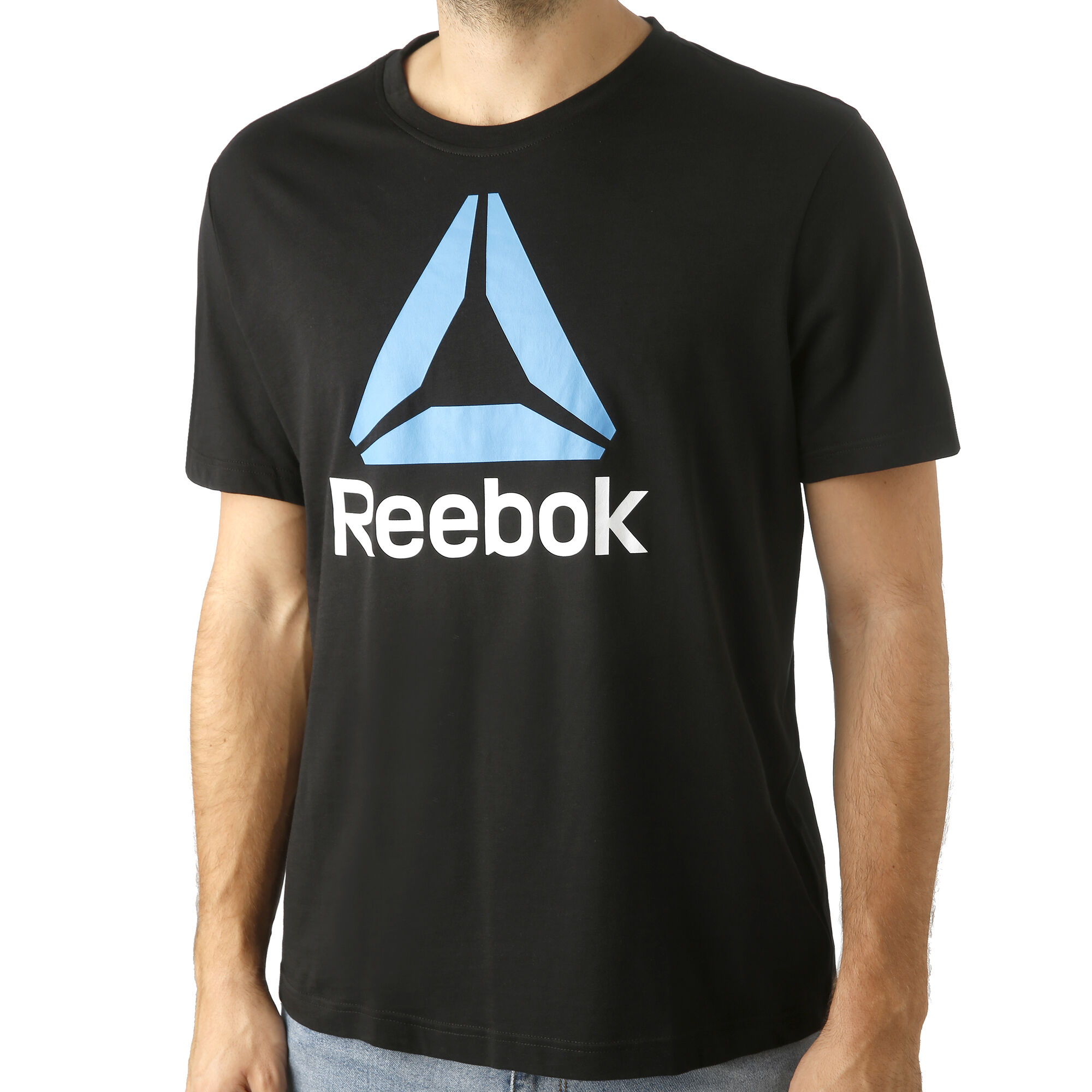 bestellen Langskomen passie buy Reebok QQR Stacked T-Shirt Men - Black, White online | Tennis-Point