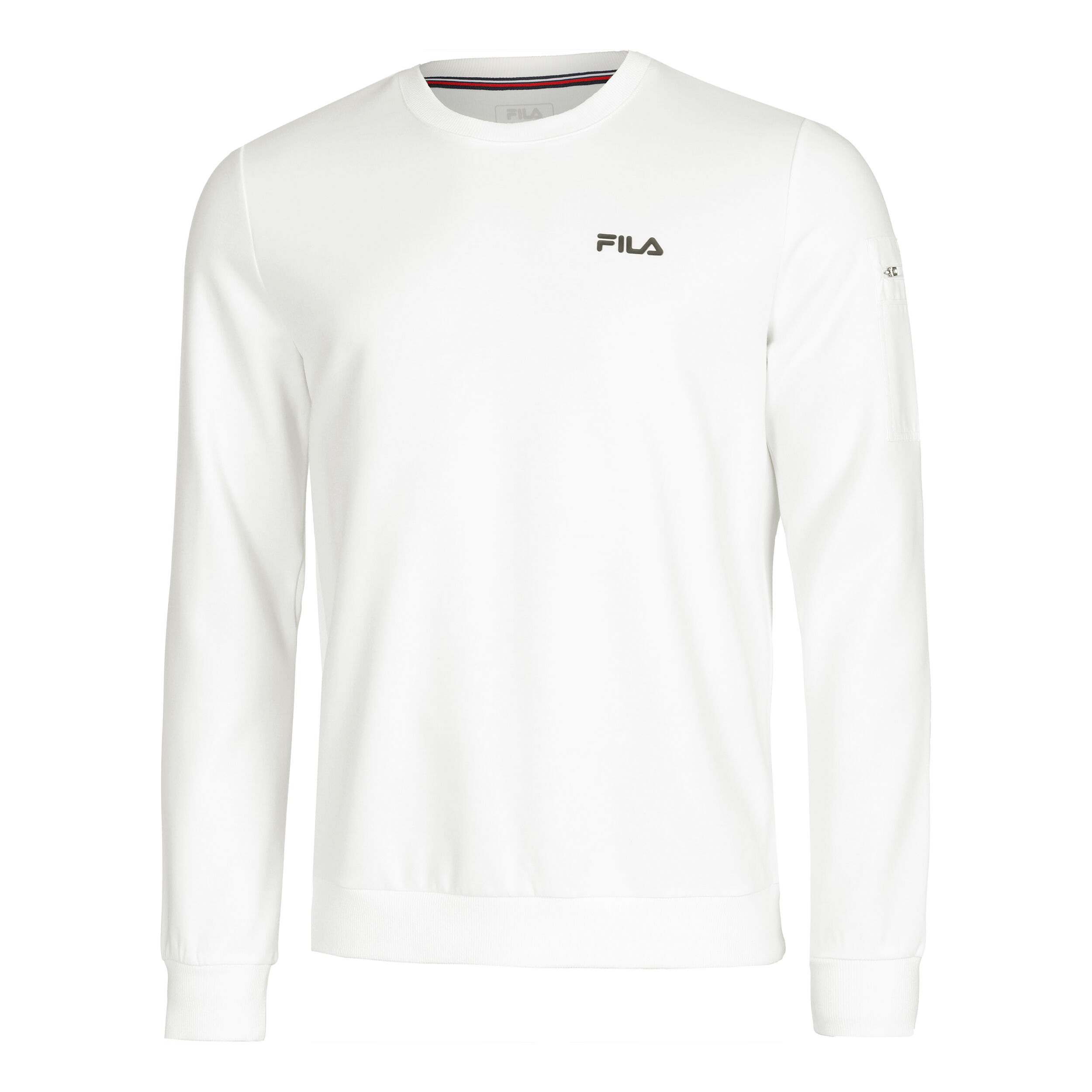 Fila sweatshirt mens white on sale