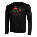 ASICS Clothing ASICS Fujitrail Logo Long Sleeve Men-Black,Orange