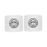 BIDI BADU Tennis apparel BIDI BADU kurz Wristband -white