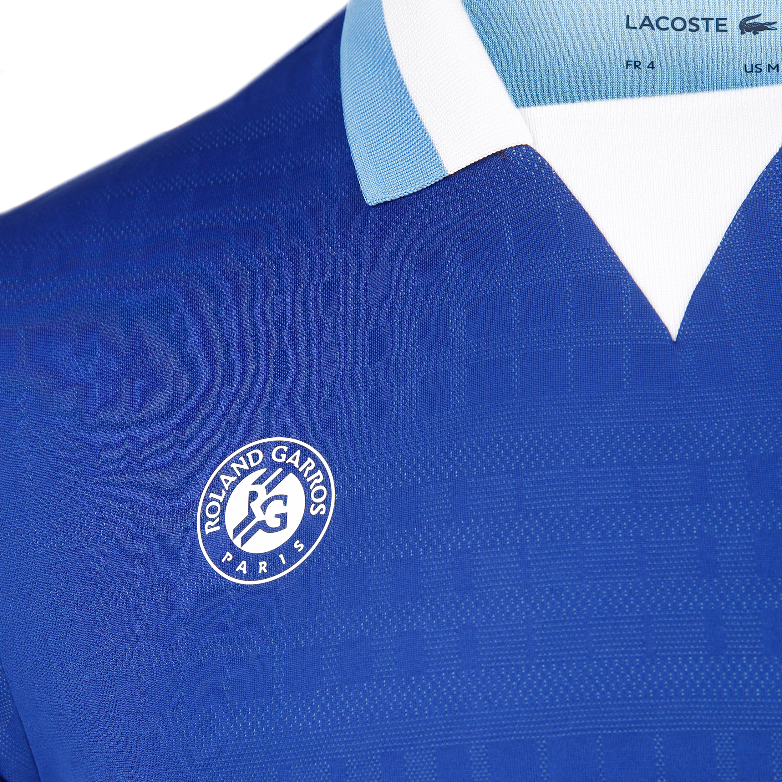 Buy Lacoste Roland Garros Polo Men Blue online | Tennis Point COM