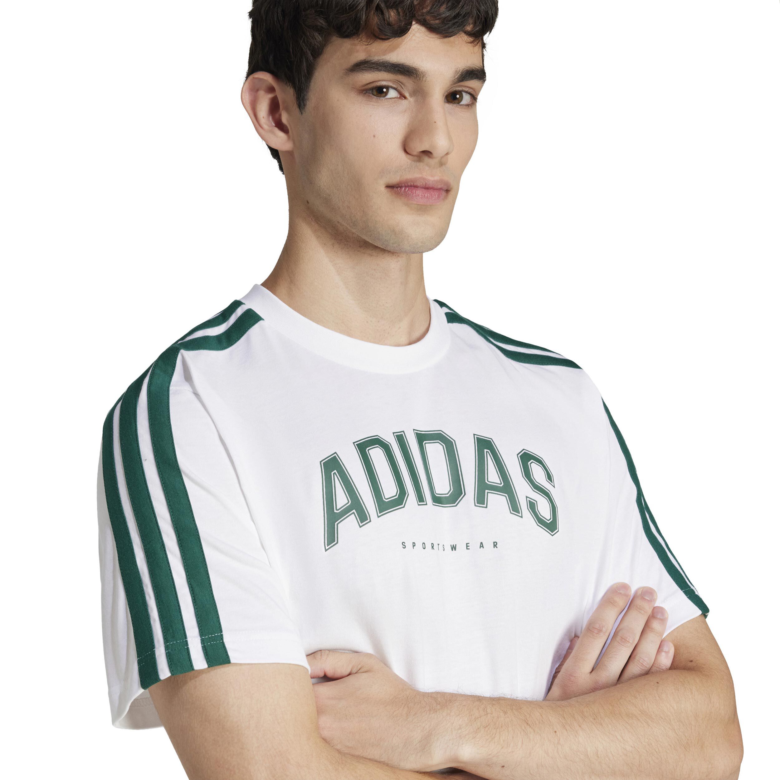 Buy adidas Graphic T-Shirt Men White, Green online | Tennis