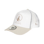 Quiet Please Clothing Quiet Please New Era Trucker Cap-White,Beige