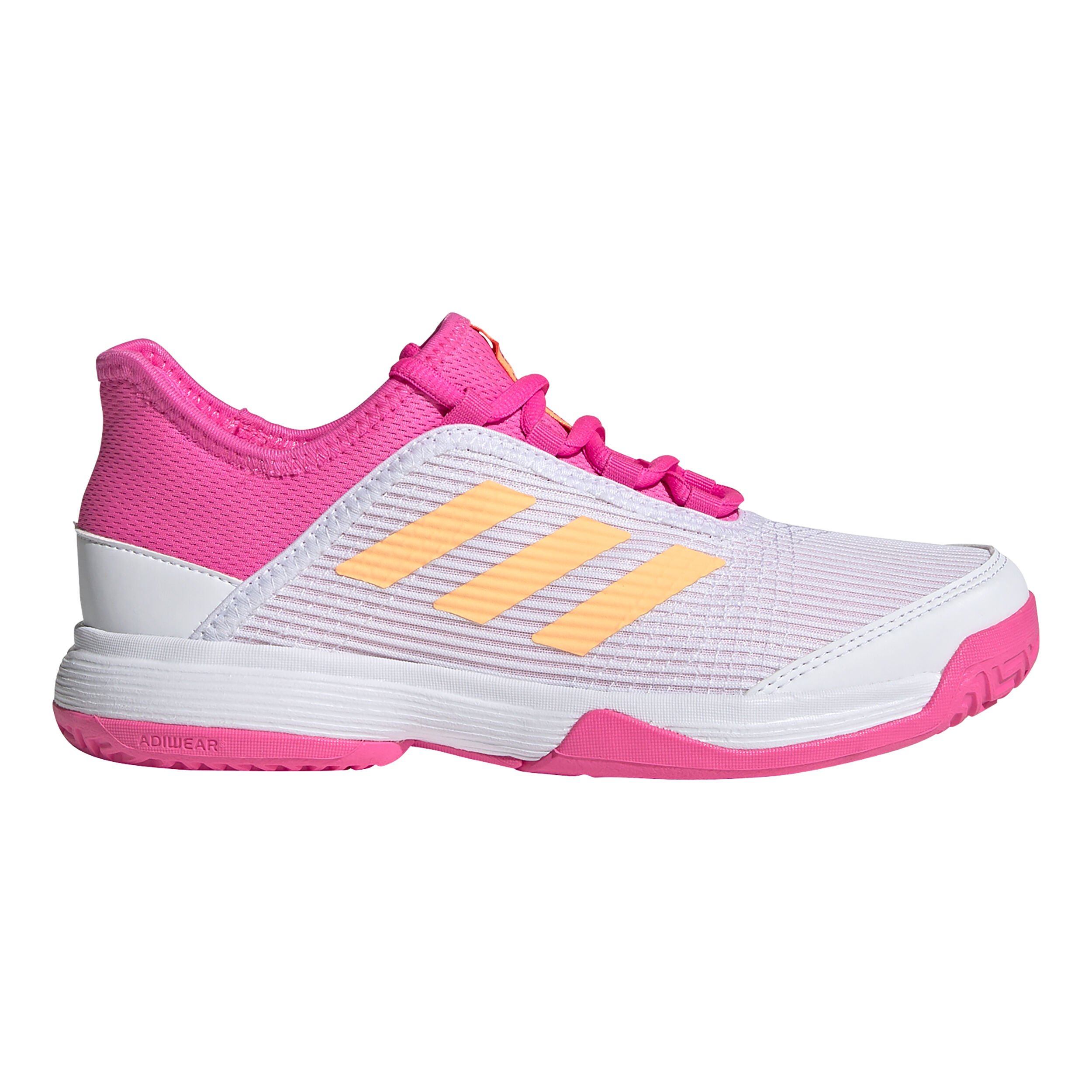 Buy adidas Adizero Club All Court Shoe Kids White Pink online Tennis Point COM