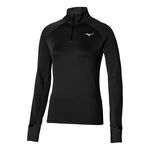Mizuno Running shirt Mizuno Warmalite HZ Running Top Women-Black