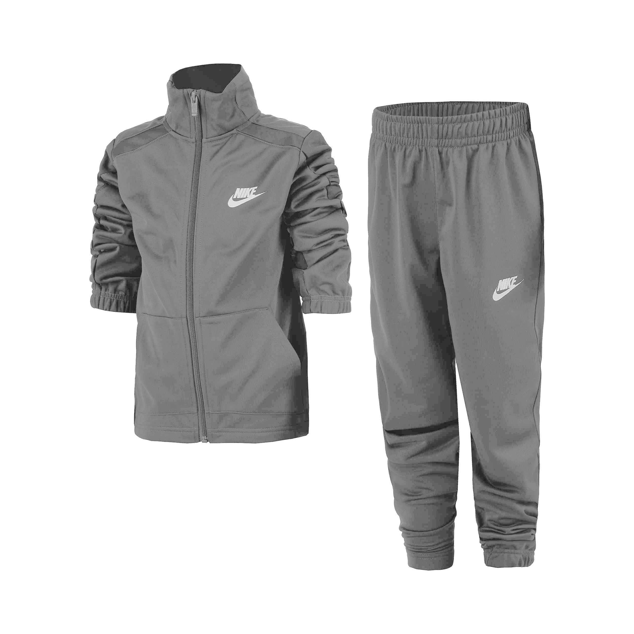 Buy Nike Sportswear HBR Tracksuit Boys Grey White online Tennis