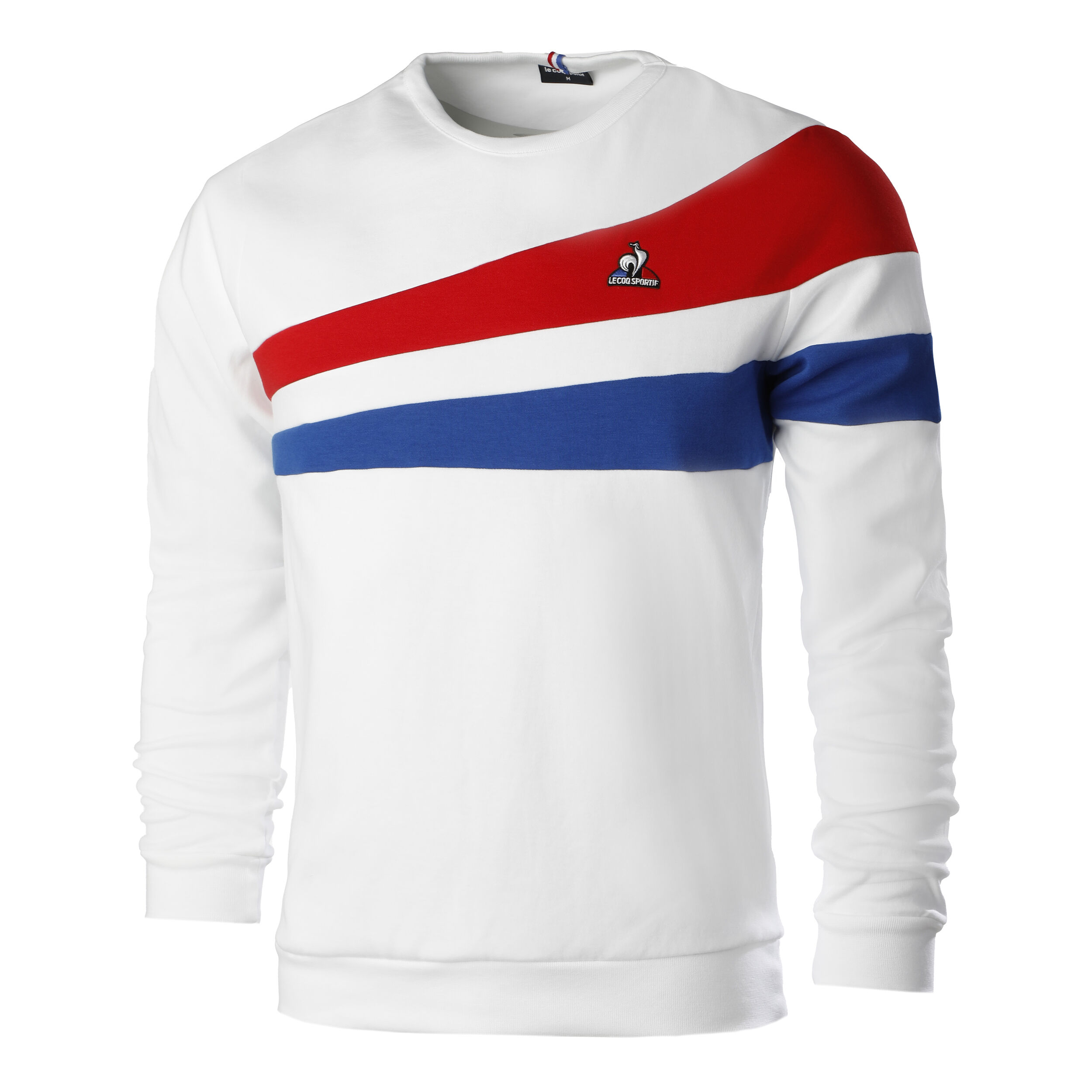 Sweat tricolore le deals coq sportif homme