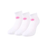 BIDI BADU Clothing BIDI BADU Leana No Show Tech Sports Socks 3 Pack Women-White,Pink