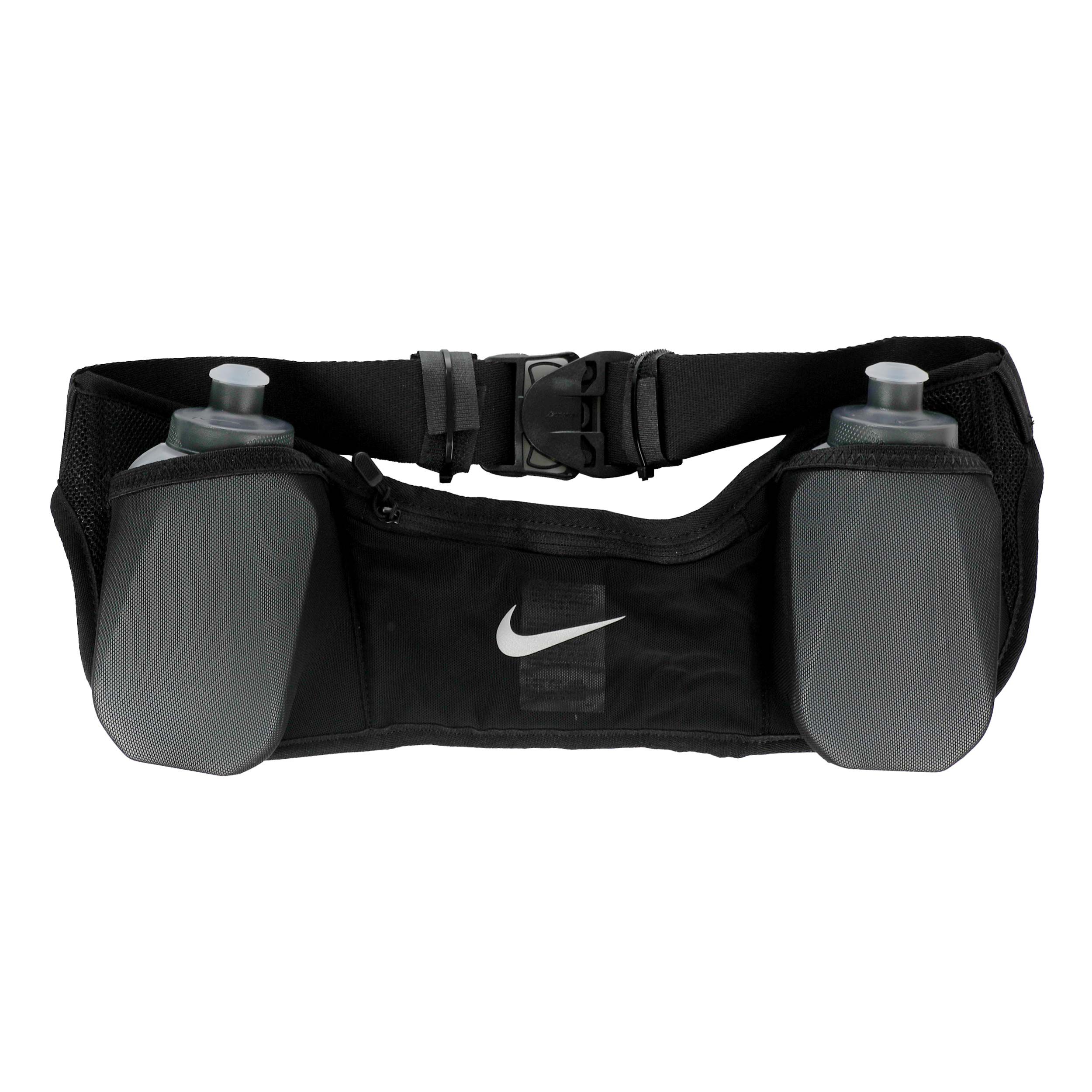 Double Pocket Flask 3.0 600ml 20oz Drink Belt Black Silver